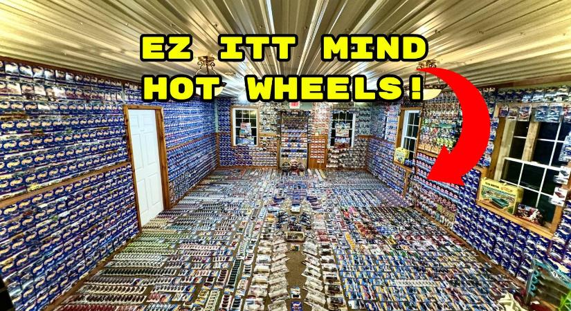 Szerinted mennyiért kelt ez a gigantikus Hot Wheels gyűjtemény?