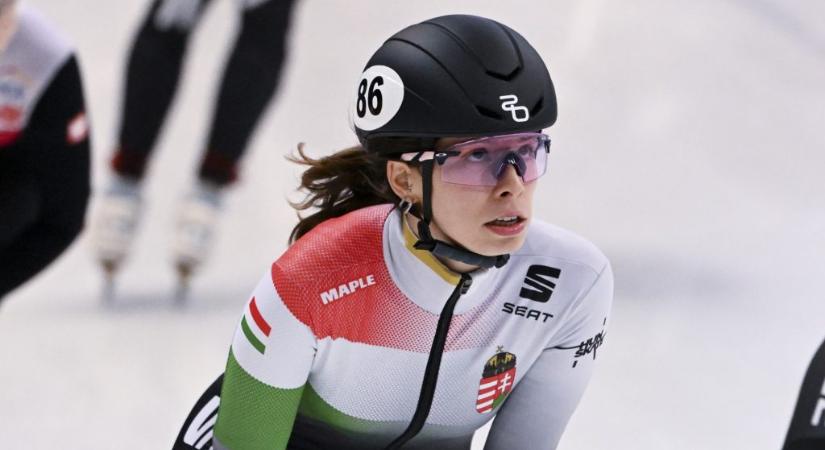 Jászapáti Petra sporttörténelmi aranyat nyert a gyorskorcsolya-Eb-n