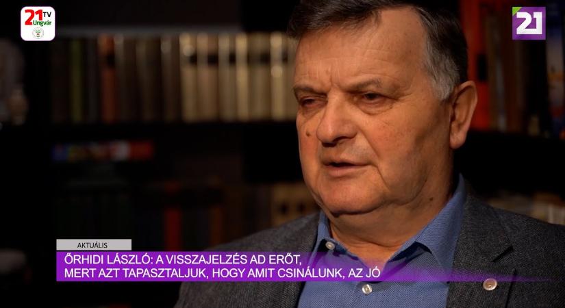 Aktuális (2025.01.19) Őrhidi László: a visszajelzés ad erőt, mert azt tapasztaljuk, hogy amit csinálunk, az jó (videó)