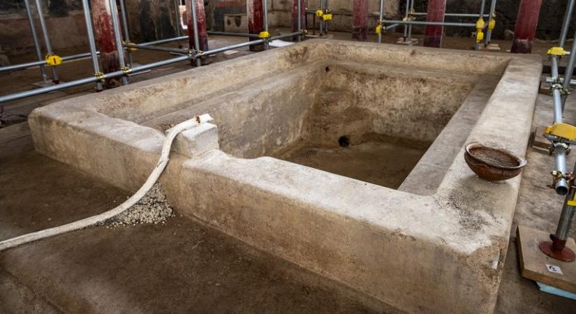 Páratlan gazdagságról tanúskodik egy most megtalált pompeji lelet