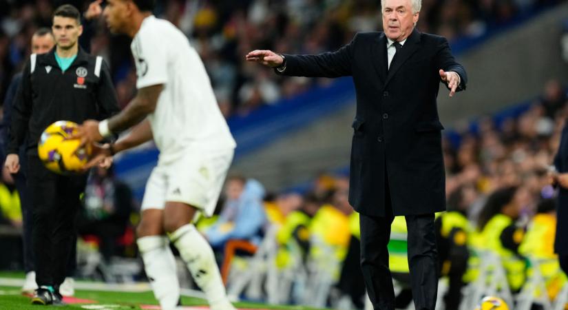 Carlo Ancelotti: “állítólag borzalmasan játszunk, de én mégis úgy látom, hogy a Real Madrid az élen áll…”