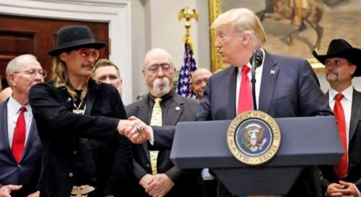 Kid Rock szerint Donald Trump népszerűsége nő a hírességek körében