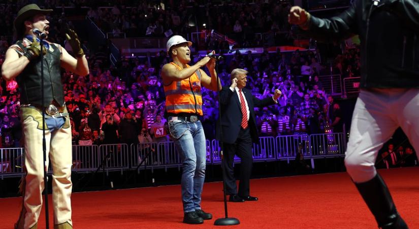 Trump táncra perdült a Village People leghíresebb slágerére, már most mémgyanús a videó