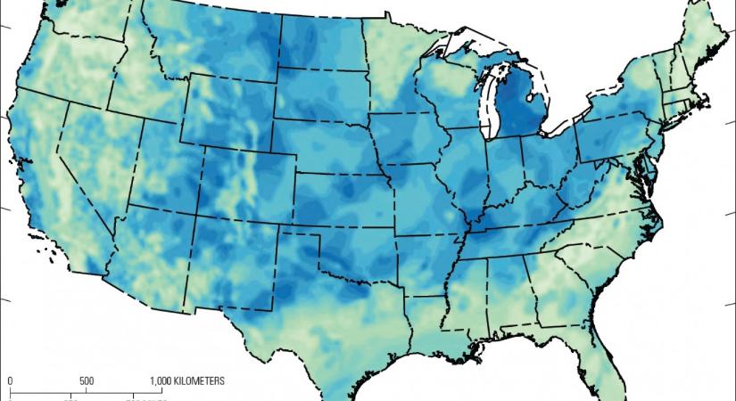 Elkészült az Egyesült Államok felszíne alól kinyerhető hidrogénkészletek térképe