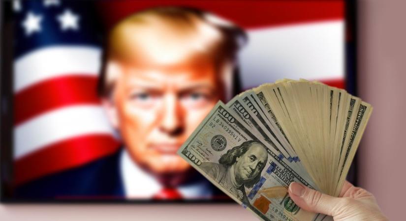 Így áll a forint a dollárhoz képest Trump beiktatása után