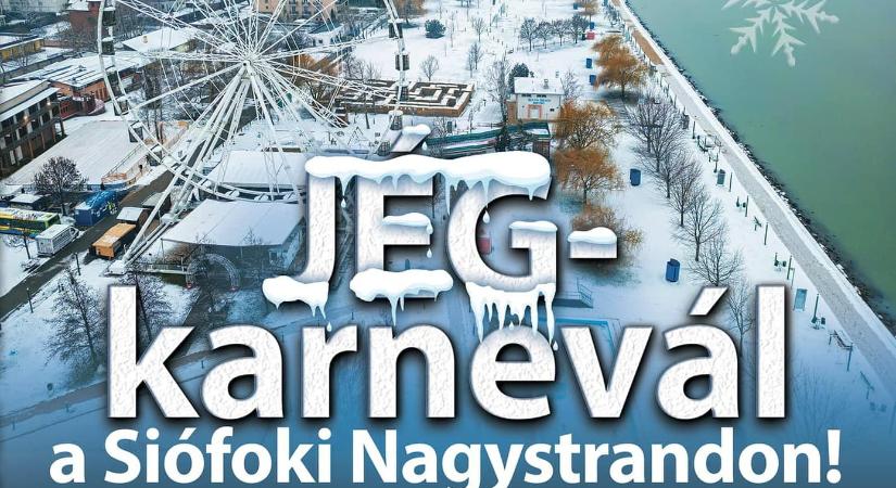 Jégkarnevál a Siófoki Nagystrandon 2025