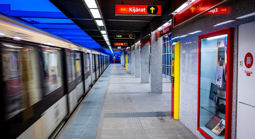 Téves riasztás miatt állt egy órán keresztül az M2-es metró