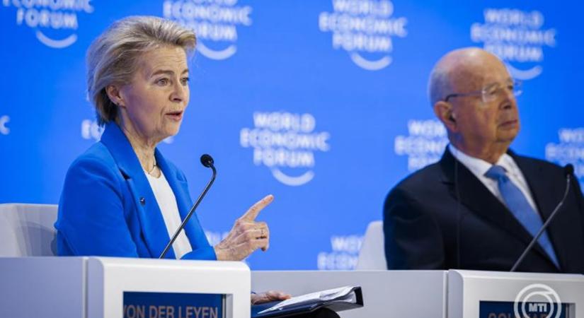 Davos - Ursula von der Leyen: Európának sebességet kell váltania