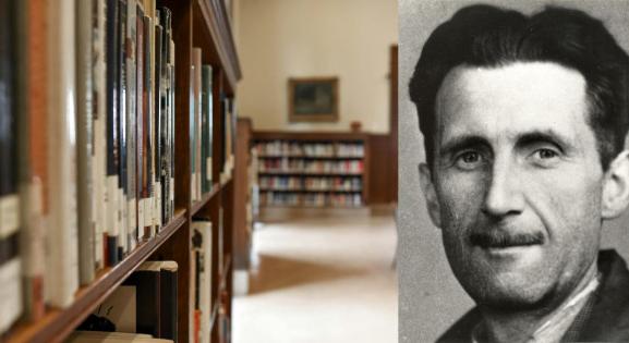 50 év után került vissza a könyvtárba George Orwell egyik könyve