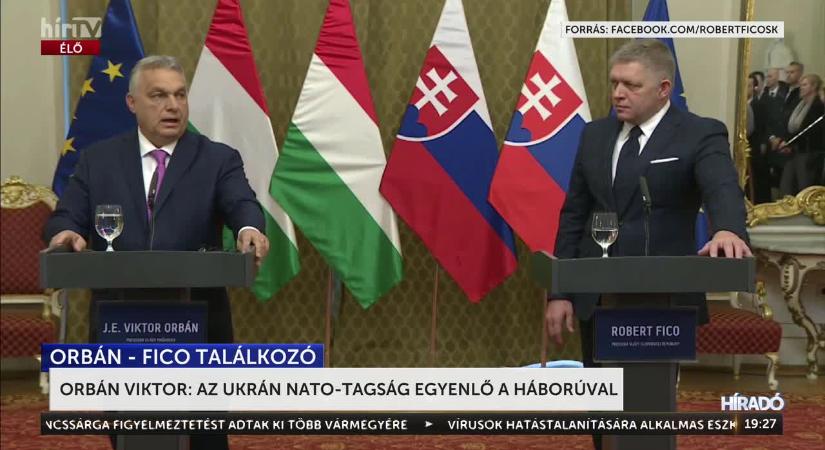 Orbán Viktor: Magyarországnak továbbra is az az érdeke, hogy a háború véget érjen  videó