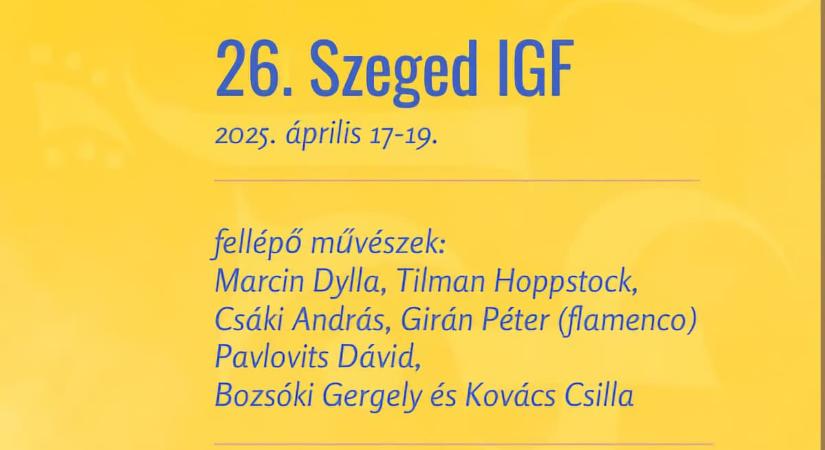 Szegedi Nemzetközi Gitárfesztivál 2025