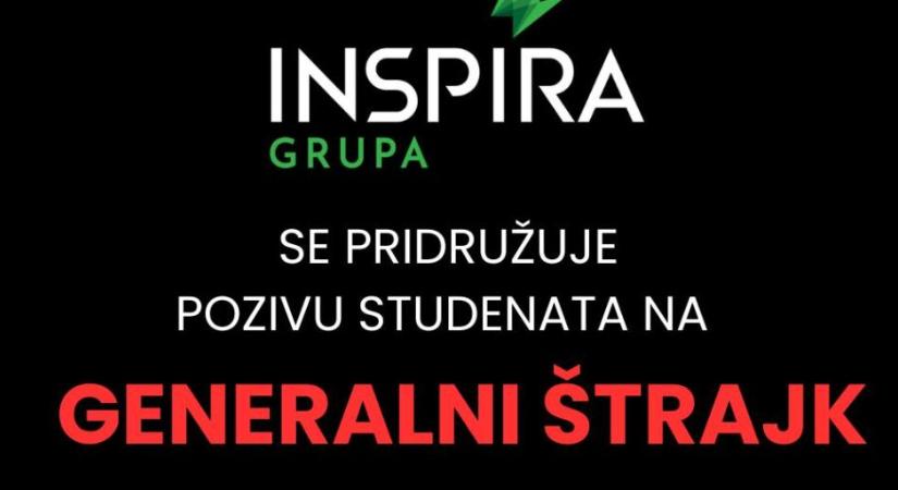 Az Inspira grupa csatlakozik a pénteki általános sztrájkhoz