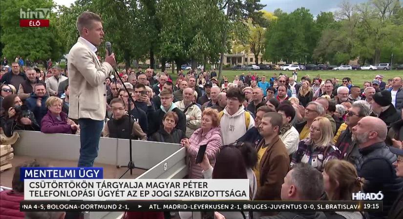 Csütörtökön tárgyalja Magyar Péter telefonlopással kapcsolatos mentelmi ügyét az EP jogi bizottsága  videó