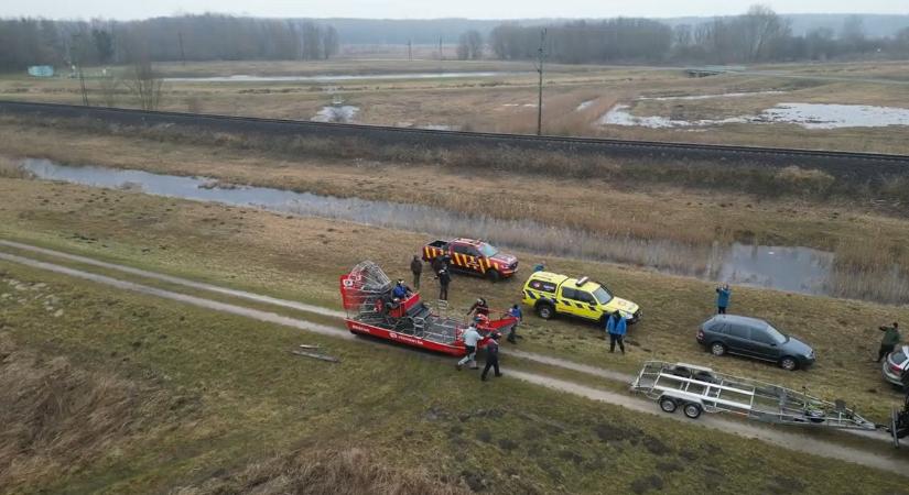 Airboat: különleges vízimentő állt szolgálatba a Balatonon