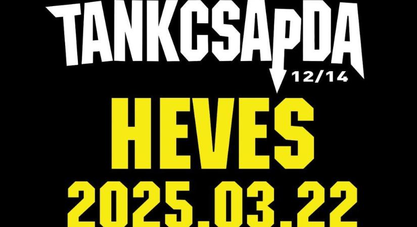 Rocktörténet Hevesen: Tankcsapda koncert!