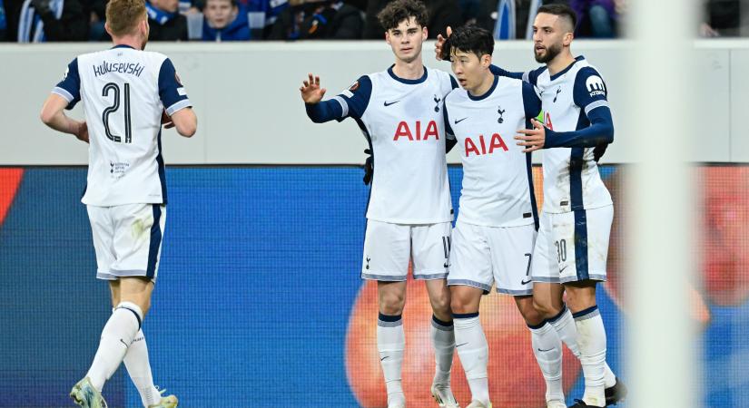 Gólzáporos meccsen nyert a Tottenham, kikapott a Roma és szenvedett a Lyon