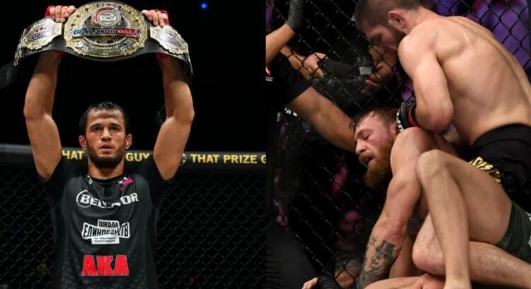 Usman Nurmagomedov reprodukálná Khabib finisét Conor McGregor ellen!