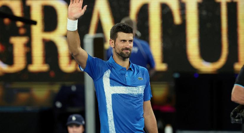 Izomszakadás miatt feladta az Australian Open elődöntőjét Novak Djokovic