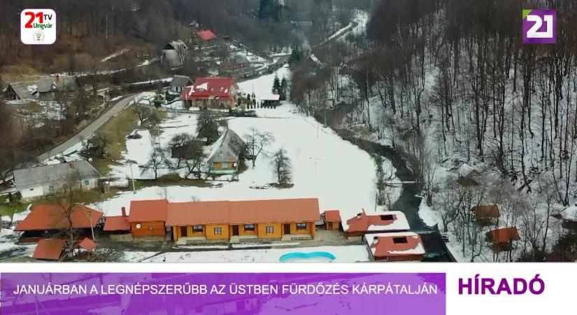 Januárban a legnépszerűbb az üstben fürdőzés Kárpátalján (videó)