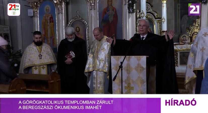 A görögkatolikus templomban zárult a beregszászi ökumenikus imahét (videó)