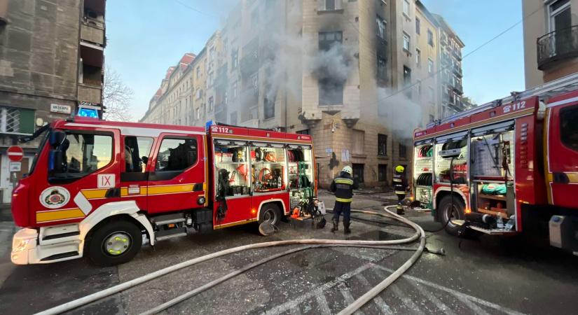 Több sérültje van a ferencvárosi robbanásnak: minden lakónak el kellett hagynia az épületet, egy hétre lekapcsolják a közműveket