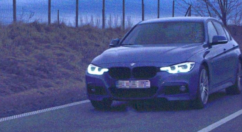 171-gyel veretett falun kívül a BMW-s, meg se kottyant neki a büntetést