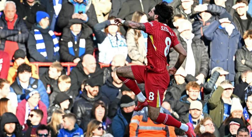 Szoboszlai góllal tett róla, hogy a Liverpoolnak ne legyen szenvedős meccse