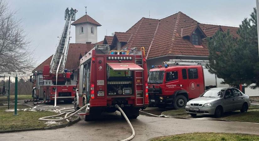 Tűz ütött ki a drogterápiás központban, evakuálni is kellett