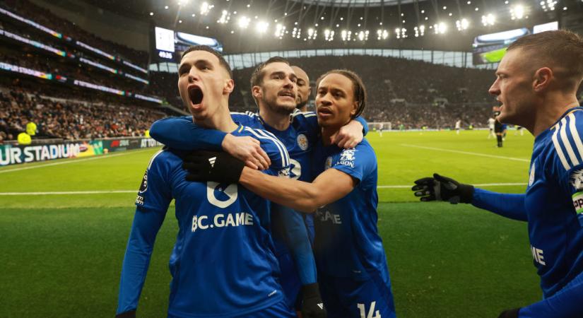 PL: hazai pályán szenvedett vereséget a Tottenham a kiesőjelölt Leicester City ellen – videóval