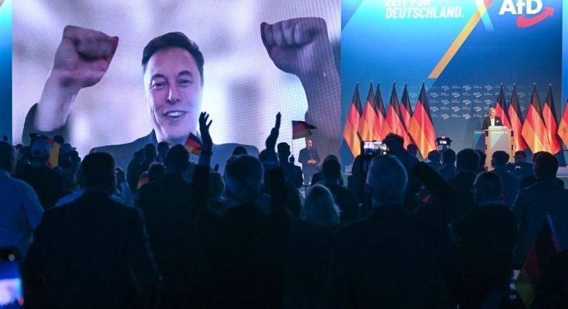 Botrányt okoztak Elon Musk szavai az AFD kampnyeseményén