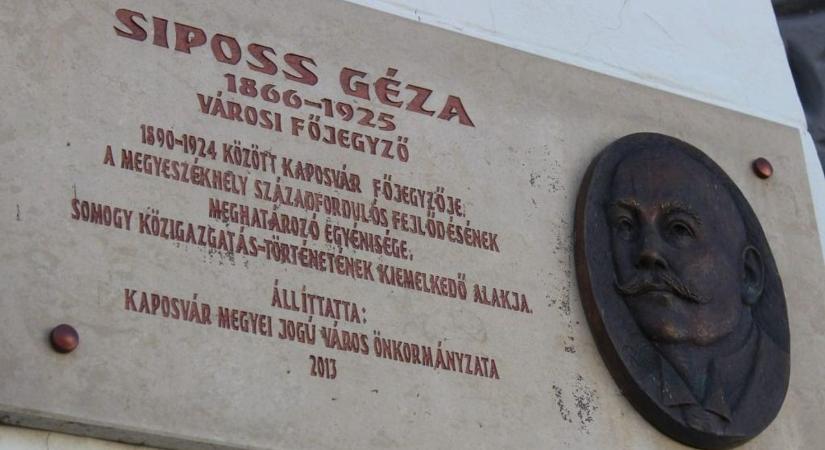 Száz éve hunyt el Siposs Géza kaposvári főjegyző, Géza bácsi, a városháza esze