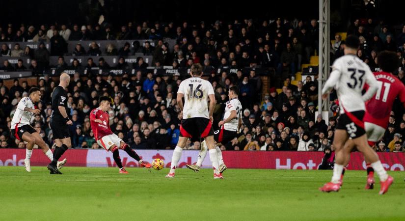 Egy kaput eltaláló lövés elég volt a United győzeleméhez