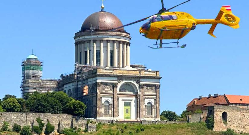 Durva dologgal szembesültek a mentősök: A hatalmas balesethez hívták őket Esztergom közelében, négy mentőautó és egy mentőhelikopter is elindult