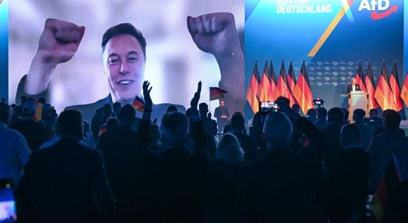 Botrányt okoztak Elon Musk szavai az AFD kampányeseményén