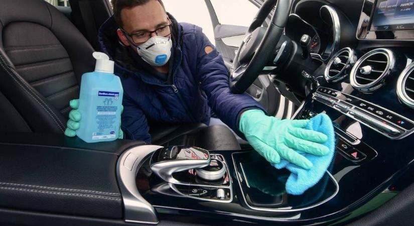 Így tartsuk tisztán az autónkat járvány idején