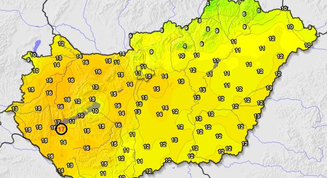 Megdőlt a vasárnapi melegrekord