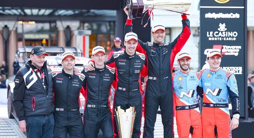 Dupla dobogóval indított a Toyota a Monte Carlo rallyn