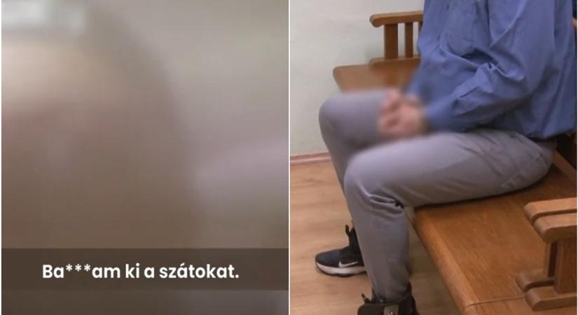 Botrány a miskolci bíróságon, ezt tette az emődi gyújtogató a bíró orra előtt – videóval