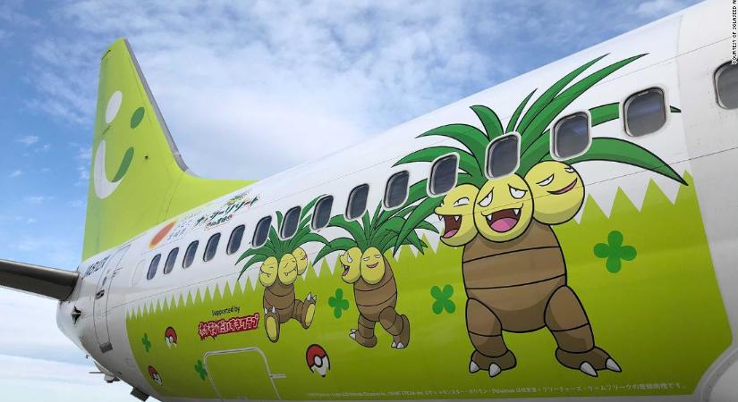 Pokémonos repülőgépek szállítják az utasokat Japánban