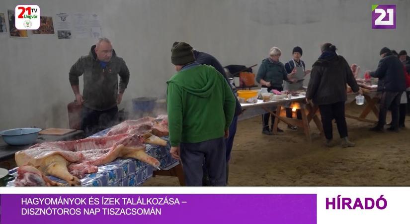 Hagyományok és ízek találkozása – disznótoros nap Tiszacsomán (videó)