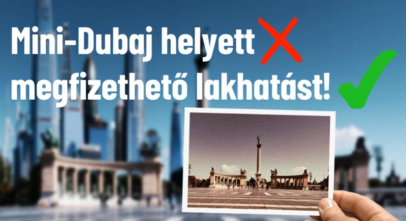 Ne döntsenek már megint a fejünk fölött! Petíció a mini-Dubaj ellen