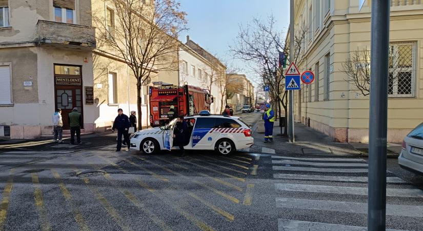 Megsérült a gázvezeték a Gárdonyi Géza utcában