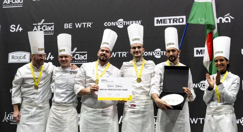 Különdíjat nyert a magyar csapat a Bocuse d’Oron