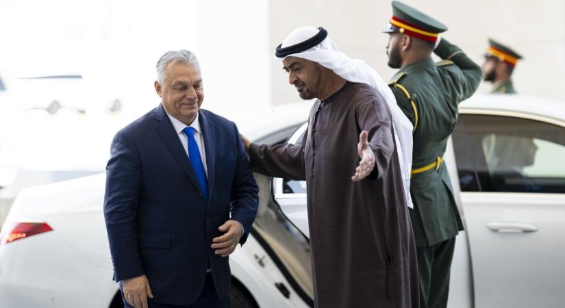 Üzent az Egyesült Arab Emírségek vezetője, miután találkozott Orbán Viktorral