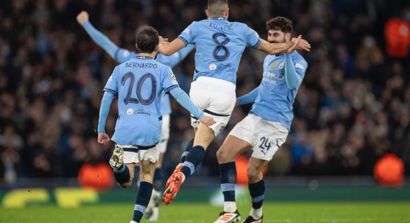 Bajban volt a Manchester City a BL-ben, de végül megúszta a kiesést