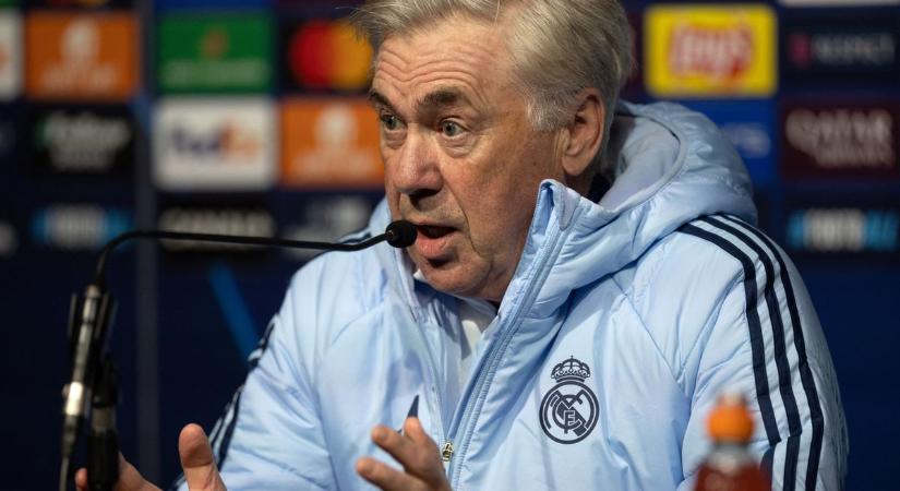 Ancelotti megzavarodott, amikor a Manchester City lett a téma a Real sajtótájékoztatóján