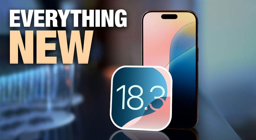 Nézd meg videón az iOS 18.3 összes újdonságát!