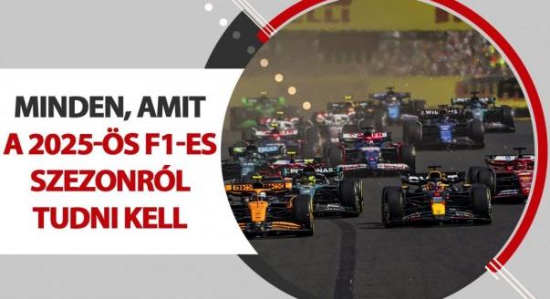 Videó: Minden, amit a 2025-ös F1-es szezonról tudni kell