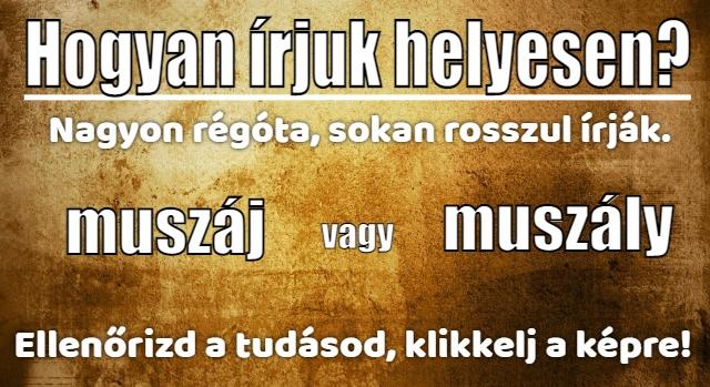 Napi helyesírás feladat: Tudod hogyan írjuk helyesen?