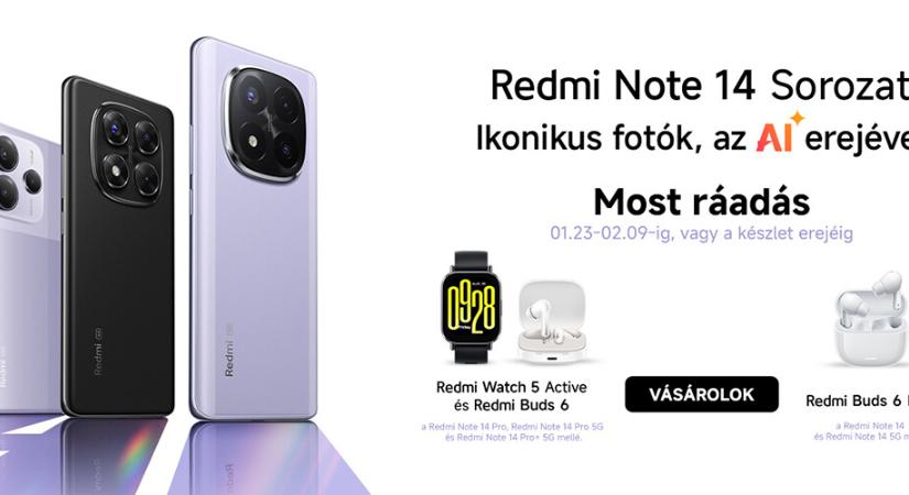 Akciófigyelő: Még ráadás óra és fülhallgató jár az új Redmi telefonokhoz